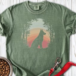 German Shepherd Nature Premium Tee Gift For Dog Lover