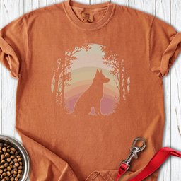 German Shepherd Nature Premium Tee Gift For Dog Lover