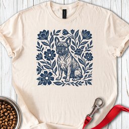 French Bulldog Linocut T Shirt Gift For Dog Lover