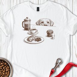 Hungry Labrador T Shirt Gift For Dog Lover