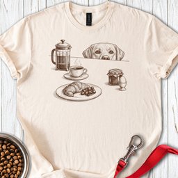 Hungry Labrador T Shirt Gift For Dog Lover