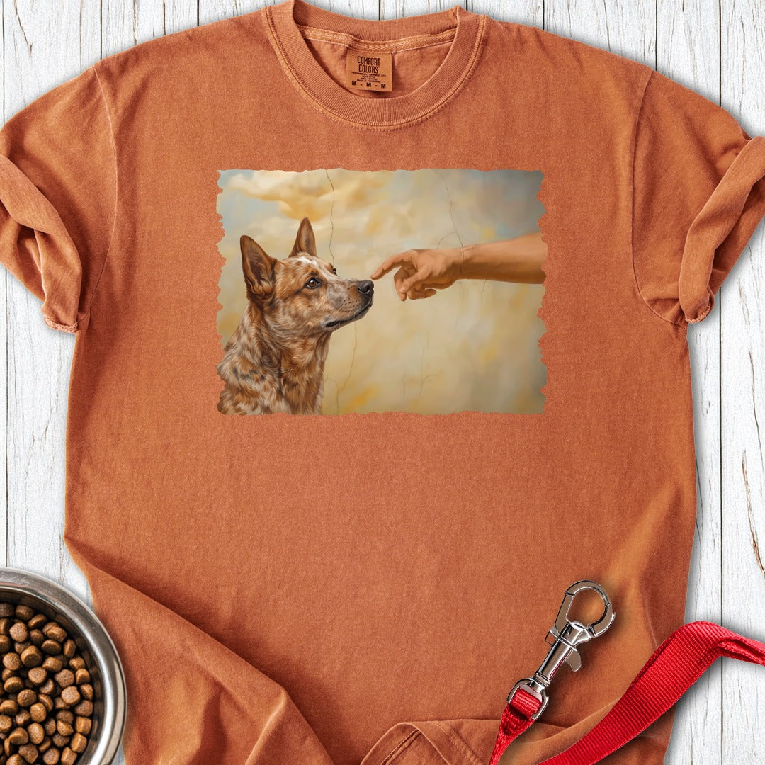 God Creates Red Heeler Premium Tee Gift For Dog Lover