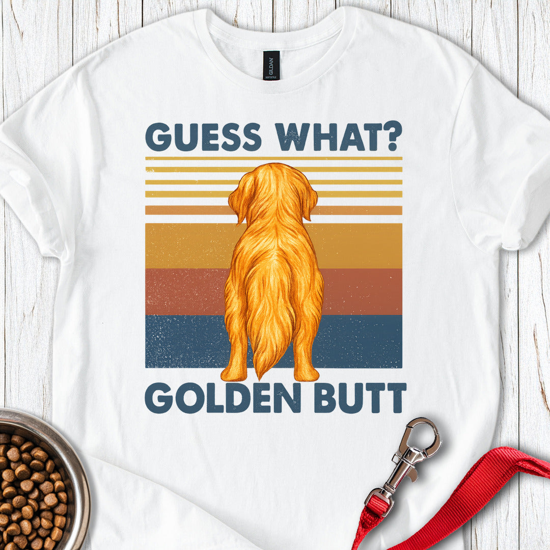 Golden Retriever Butt T Shirt Gift For Dog Lover