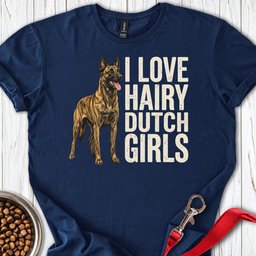 Hairy Dutch Shepherd T Shirt Gift For Dog Lover