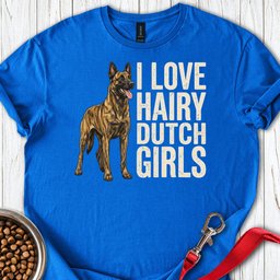 Hairy Dutch Shepherd T Shirt Gift For Dog Lover
