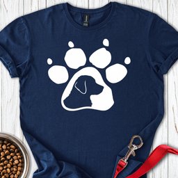 Golden Retriever Paw T Shirt Gift For Dog Lover