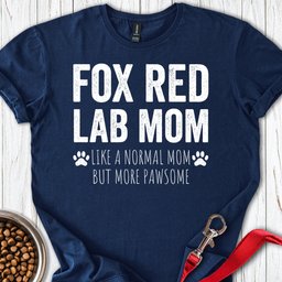 Fox Red Labrador Mom T Shirt Gift For Mom