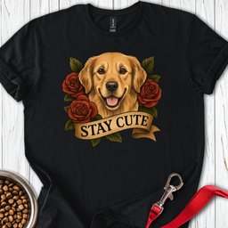 Golden Retriever Tattoo T Shirt Gift For Dog Lover