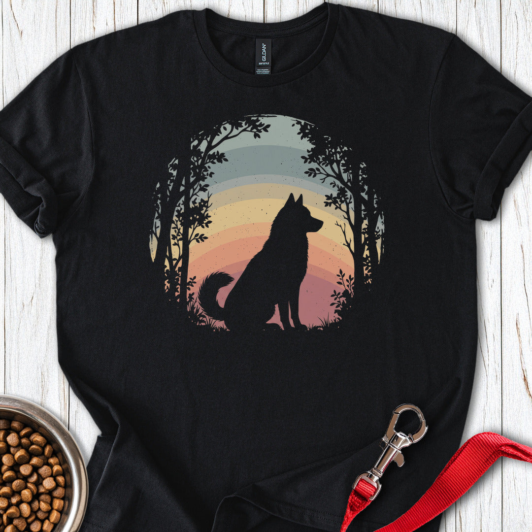 Husky Nature T Shirt Gift For Dog Lover