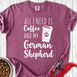 German Shepherd Coffee Premium Tee Gift For Dog Lover