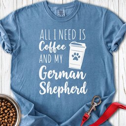 German Shepherd Coffee Premium Tee Gift For Dog Lover