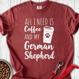 German Shepherd Coffee Premium Tee Gift For Dog Lover
