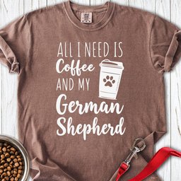 German Shepherd Coffee Premium Tee Gift For Dog Lover