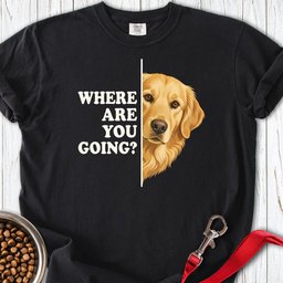 Following Golden Retriever Premium Tee Gift For Dog Lover