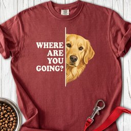 Following Golden Retriever Premium Tee Gift For Dog Lover