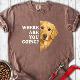 Following Golden Retriever Premium Tee Gift For Dog Lover