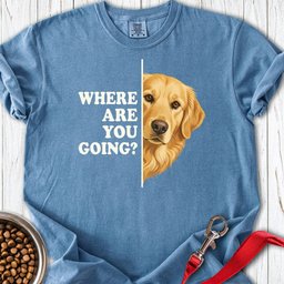 Following Golden Retriever Premium Tee Gift For Dog Lover