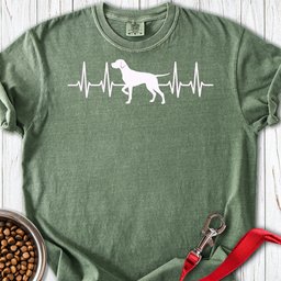 English Pointer Heartbeat Premium Tee Gift For Dog Lover