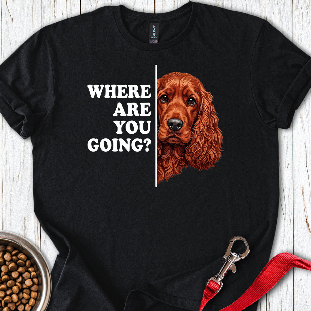 Following Red Cocker Spaniel T Shirt Gift For Dog Lover