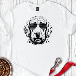 Golden Doodle USA T Shirt Gift For Dog Lover