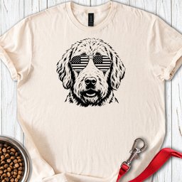 Golden Doodle USA T Shirt Gift For Dog Lover
