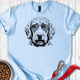 Golden Doodle USA T Shirt Gift For Dog Lover
