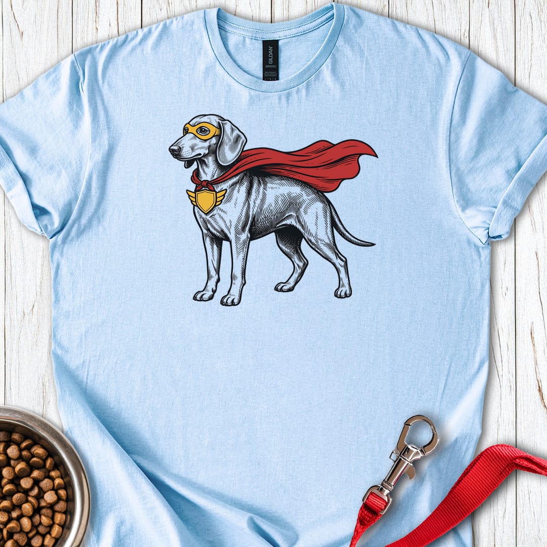 Dachshund Superhero T Shirt Gift For Dog Lover
