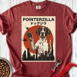 English Pointer Pointerzilla Premium Tee Gift For Dog Lover
