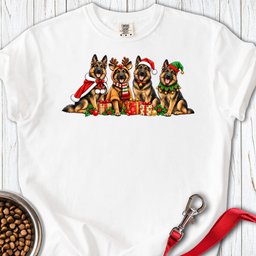 German Shepherd Group Christmas Premium Tee Gift For Dog Lover