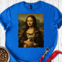 French Bulldog Mona Lisa T Shirt Gift For Dog Lover