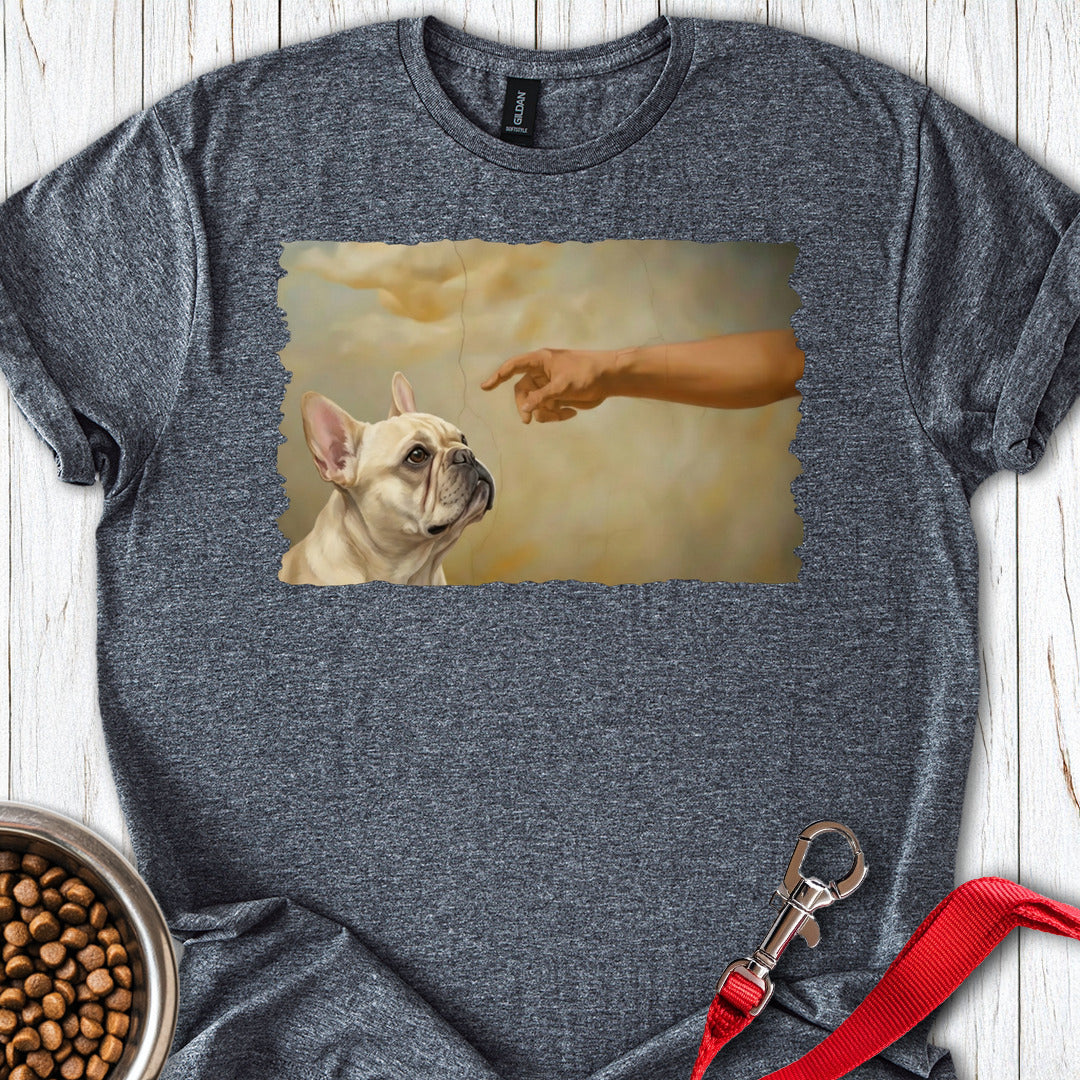 God Creates Cream French Bulldog T Shirt Gift For Dog Lover