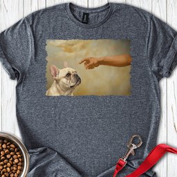 God Creates Cream French Bulldog T Shirt Gift For Dog Lover