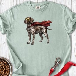 German Shorthaired Pointer Superhero Premium Tee Gift For Dog Lover