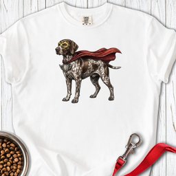 German Shorthaired Pointer Superhero Premium Tee Gift For Dog Lover