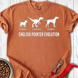 English Pointer Evolution Premium Tee Gift For Dog Lover