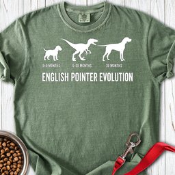 English Pointer Evolution Premium Tee Gift For Dog Lover