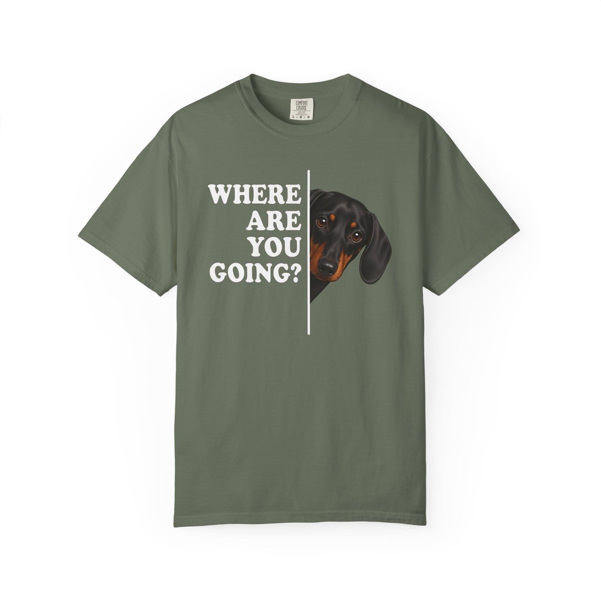Dachshund Where Are You Going Black And Tan Premium Tee Gift For Dog Lover