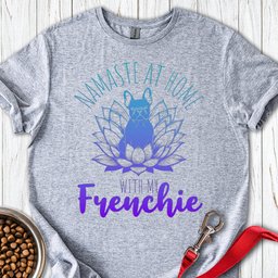 French Bulldog Yoga T Shirt Gift For Dog Lover