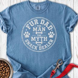 Fur Dad Premium Tee Gift For Dad