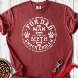 Fur Dad Premium Tee Gift For Dad