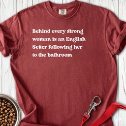 English Setter Strong Woman Premium Tee Gift For Women