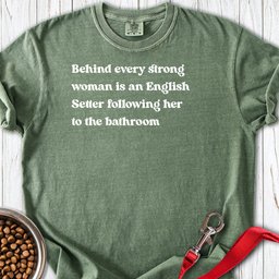 English Setter Strong Woman Premium Tee Gift For Women