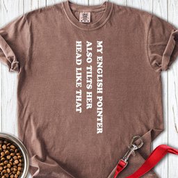 English Pointer Tilts Her Head Premium Tee Gift For Dog Lover