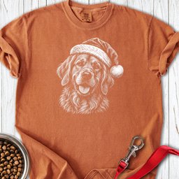 Golden Retriever Christmas Premium Tee Gift For Dog Lover