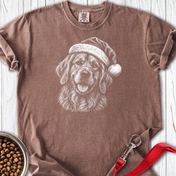 Golden Retriever Christmas Premium Tee Gift For Dog Lover