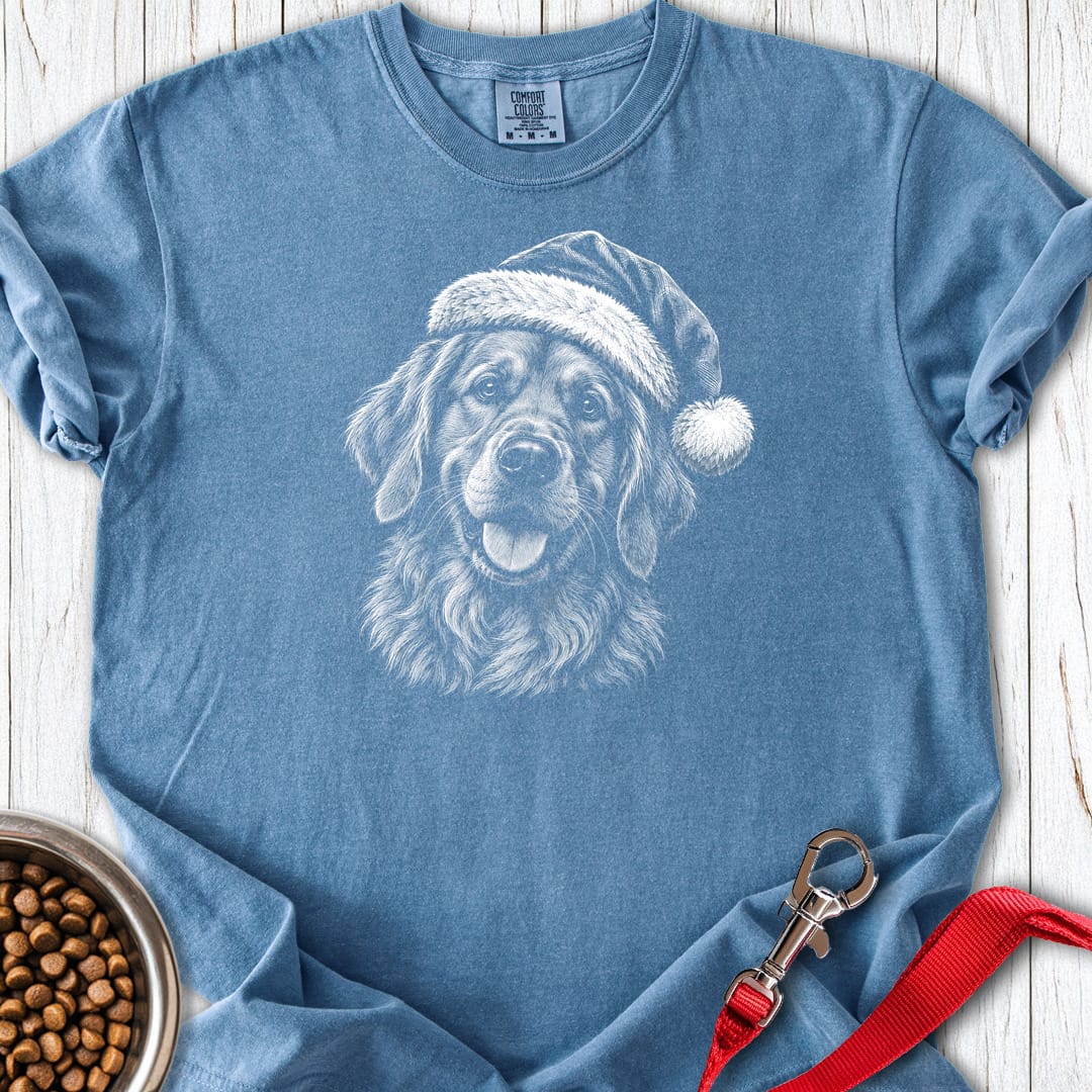 Golden Retriever Christmas Premium Tee Gift For Dog Lover