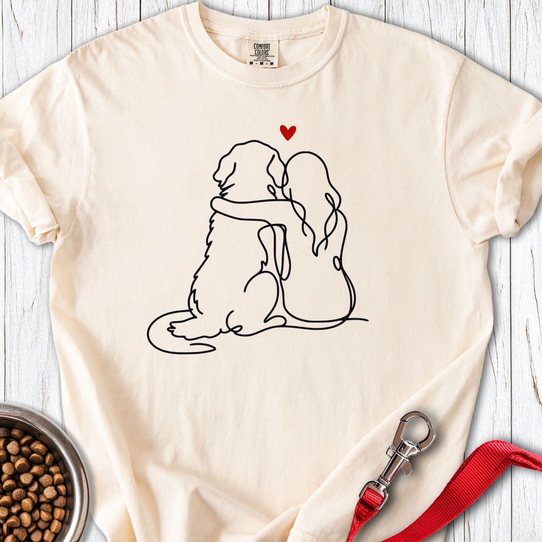 Golden Retriever Love Premium Tee Gift For Dog Lover