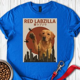 Fox Red Labzilla T Shirt Gift For Dog Lover