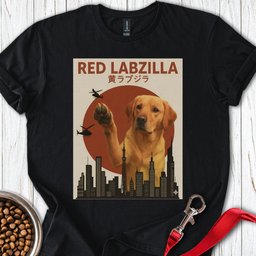 Fox Red Labzilla T Shirt Gift For Dog Lover