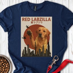 Fox Red Labzilla T Shirt Gift For Dog Lover